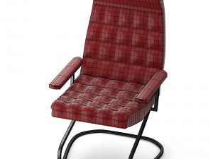 modern leather chair 3D Model