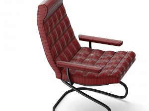 modern leather chair 3D Model