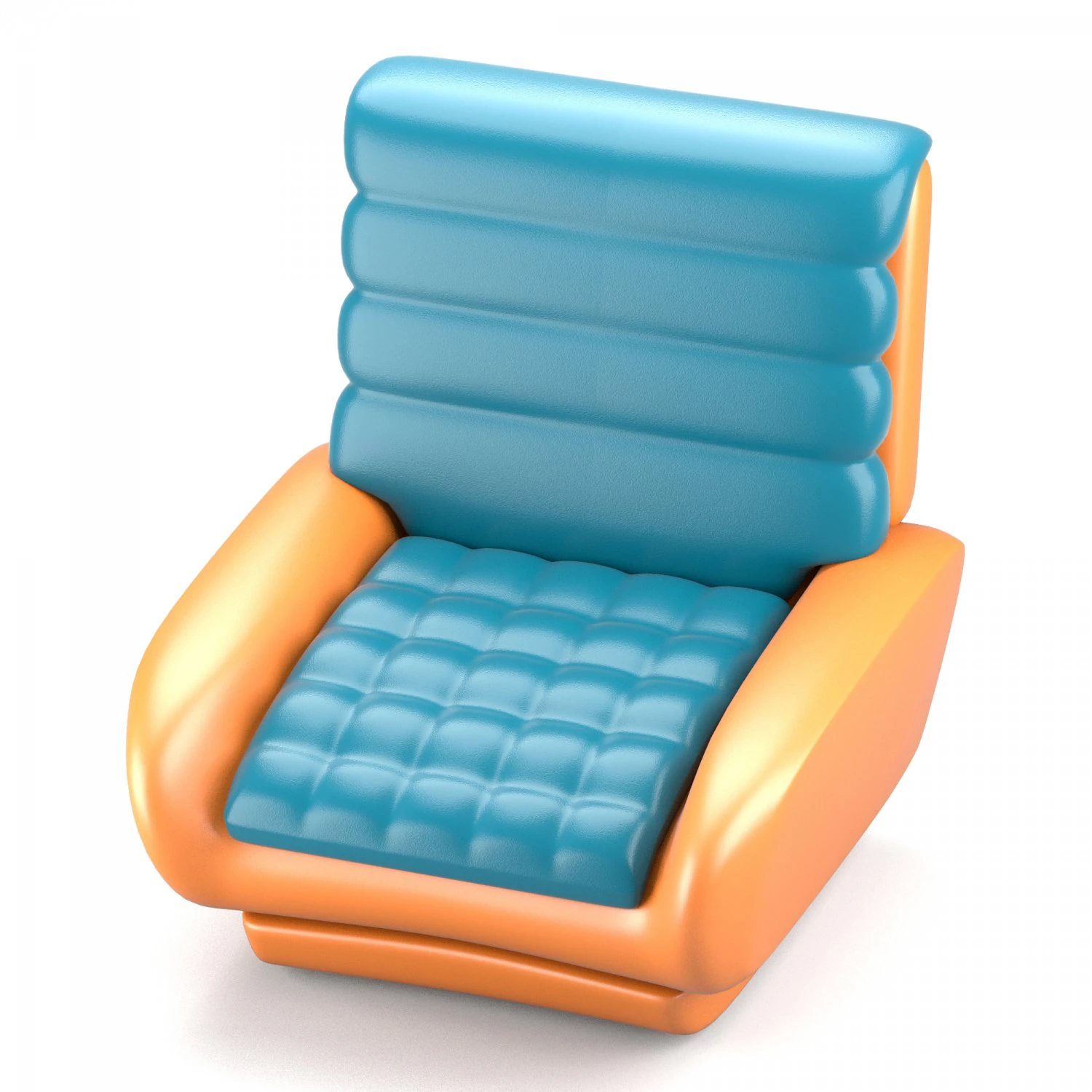 futuristic design chair 3D Model .c4d .max .obj .3ds .fbx .stl .blend 