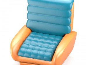 silla de dise&ntilde;o futurista Modelo 3D