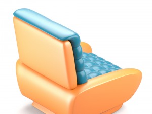 futuristic design chair Modèle 3D
