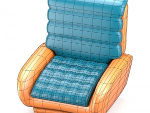 futuristic design chair Modèle 3D