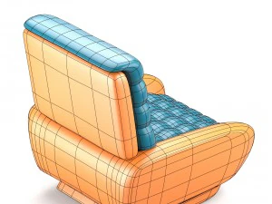 futuristic design chair 3D Model