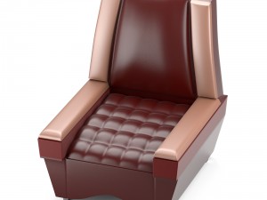 classical chair in red 3D Model