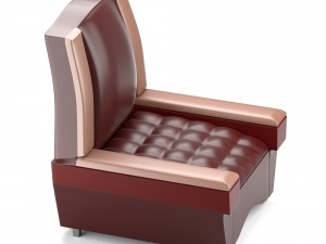 classical chair in red 3D Model