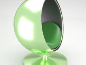 spherical modern chair 3D Model