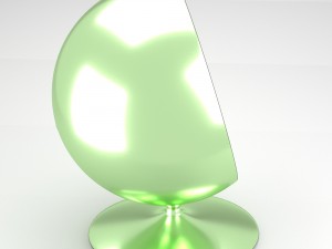 spherical modern chair 3D Model