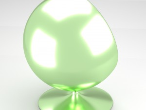 spherical modern chair 3D Model