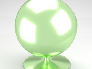 spherical modern chair 3D Model