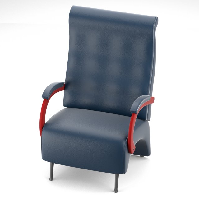 massive armchair 3Dモデル .c4d .max .obj .3ds .fbx .stl .blend 
