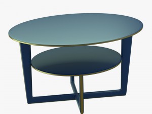 modern table with two levels Modèle 3D