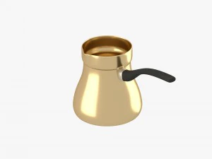 oriental metallic jezve 3D Model