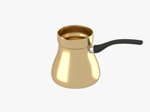 oriental metallic jezve Model 3D