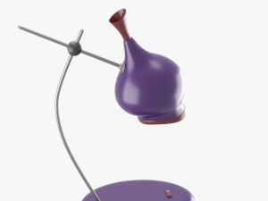 table lamp in purple and red Modelo 3D
