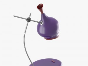 table lamp in purple and red Modelo 3D