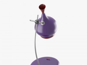 table lamp in purple and red Modelo 3D