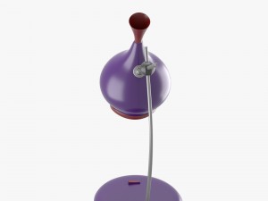 table lamp in purple and red Modelo 3D