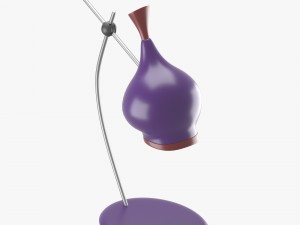 table lamp in purple and red Modelo 3D