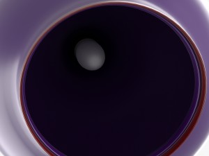 table lamp in purple and red Modelo 3D