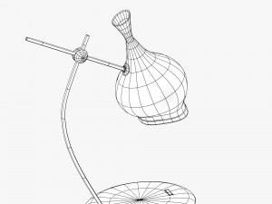 table lamp in purple and red Modelo 3D