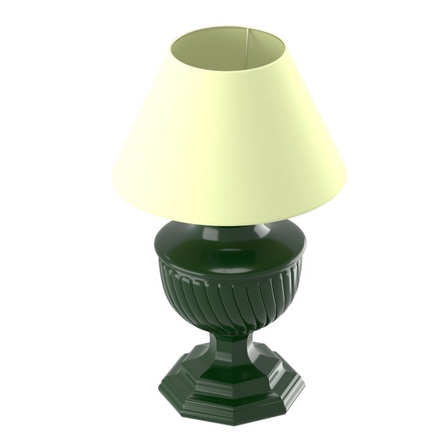 old-style lamp with beige lampshade 3Dモデル .c4d .max .obj .3ds .fbx .stl .blend 
