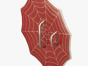 spider decorated shield Modèle 3D