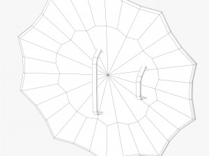 spider decorated shield Modèle 3D