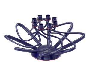 modern twisted candleholder Modelo 3D
