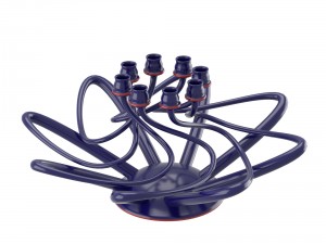 modern twisted candleholder Modèle 3D