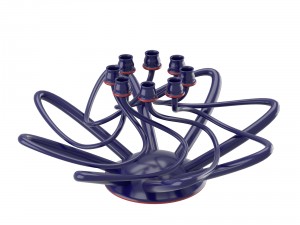 modern twisted candleholder Modèle 3D