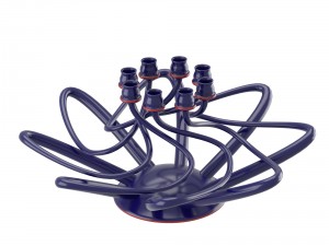 modern twisted candleholder Modèle 3D