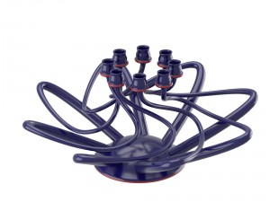 modern twisted candleholder Modèle 3D