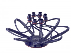 modern twisted candleholder Modèle 3D