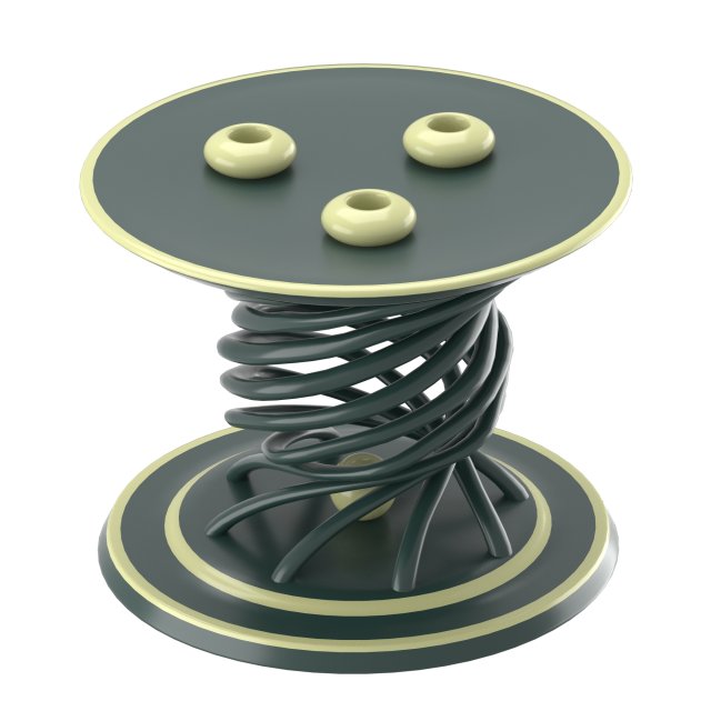 decorative candle table Modello 3D .c4d .max .obj .3ds .fbx .stl .blend 