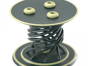 decorative candle table Modello 3D