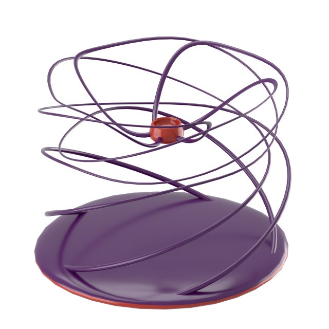 twisting modern candleholder 3D Model .c4d .max .obj .3ds .fbx .stl .blend 
