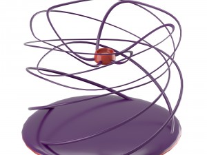 twisting modern candleholder 3Dモデル