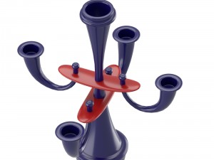 modern bending candleholder 3Dモデル