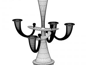 modern bending candleholder 3Dモデル