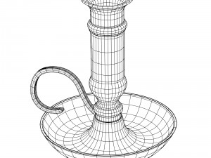 handheld candleholder 3Dモデル