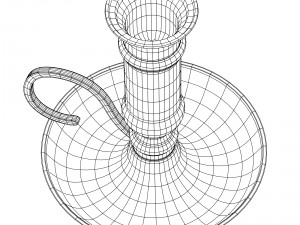 handheld candleholder 3Dモデル