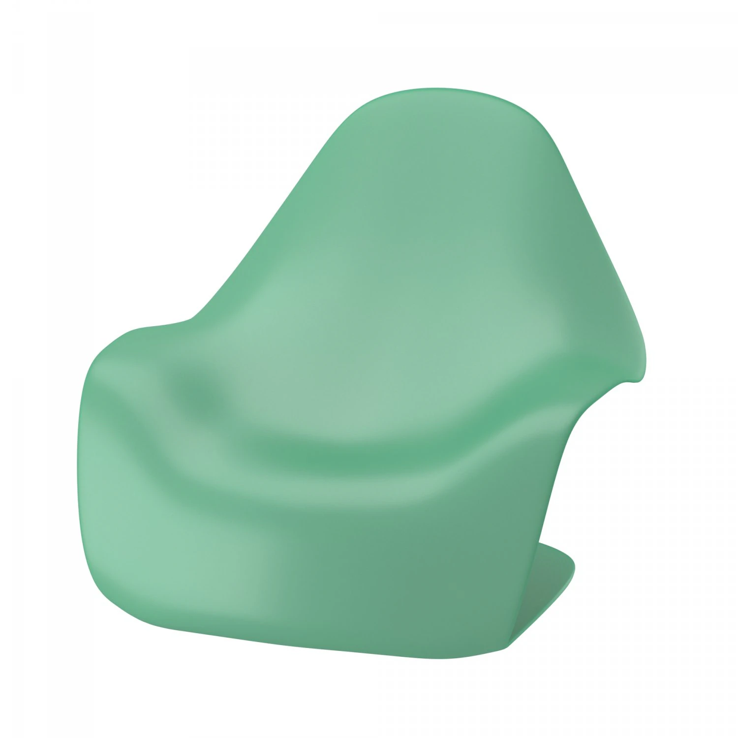 modern soft-contoured chair 3D Model .c4d .max .obj .3ds .fbx .stl .blend 