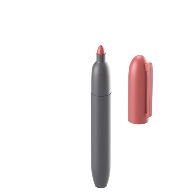 marker with red tip 3D Model .c4d .max .obj .3ds .fbx .stl .blend 