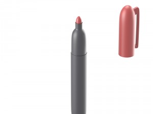 marker with red tip 3D Model