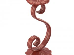 flower shaped candleholder 3D Model