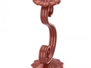 flower shaped candleholder 3D Model