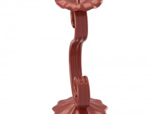 flower shaped candleholder 3D Model