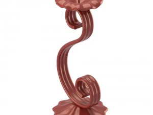 flower shaped candleholder 3D Model