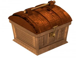 скриня зі скарбами 3D Модель