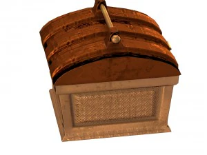 скриня зі скарбами 3D Модель